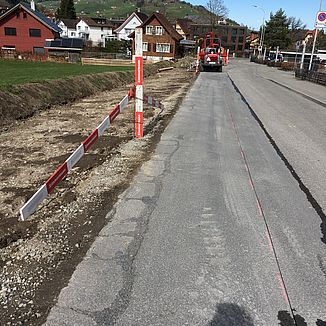 Strassenbau Sanierung Unterrainstrasse Appenzell